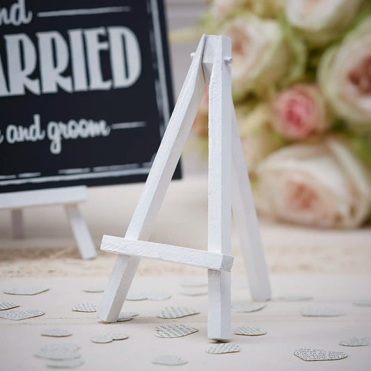 Mini Wooden Easels – Tabletop Display for Wedding Signs or Photos