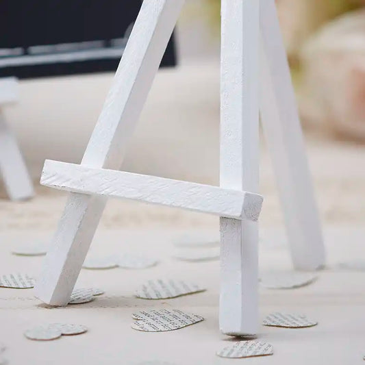 Mini Wooden Easels – Tabletop Display for Wedding Signs or Photos